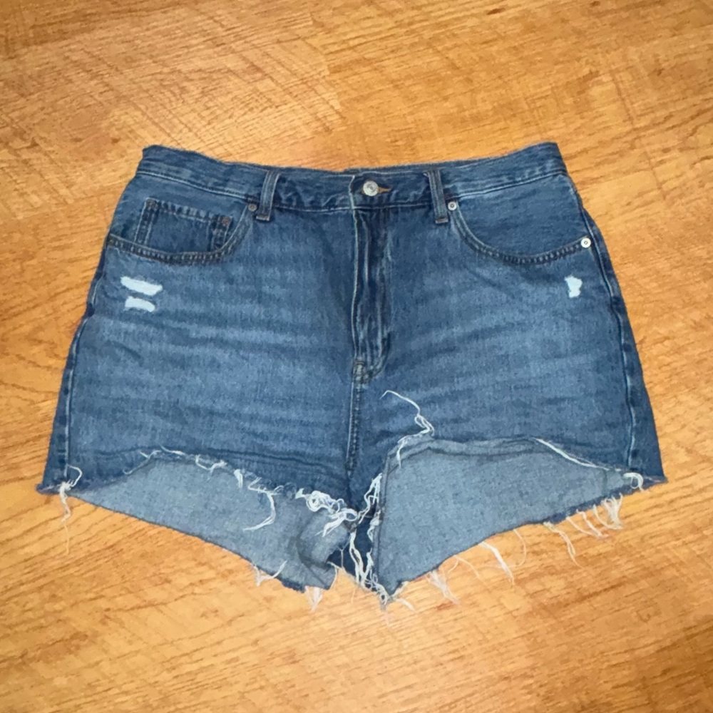 High waist zipper Uniqlo shorts